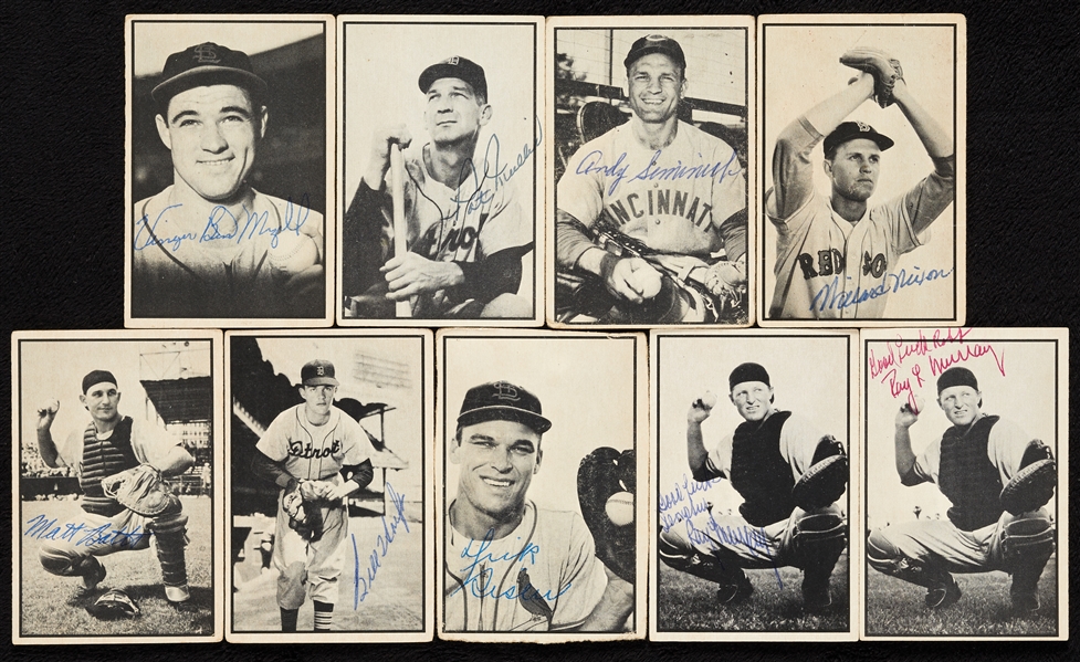 Signed 1953 Bowman B&W Group (17)