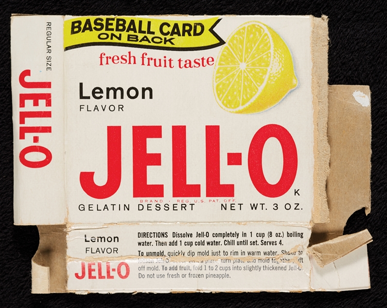 1963 Jell-O Bill Mazeroski Complete Box 