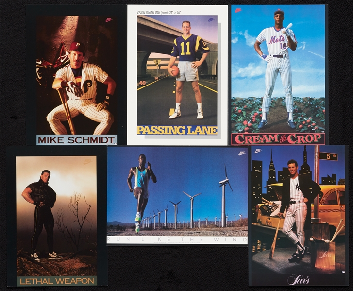 1980s Nike 5x7 Postcards Group with Mike Schmidt, Andre Agassi (21)