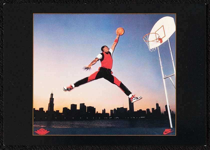 1994 Upper Deck Nike Poster Cards Tin Set with Michael Jordan Jumpman (9)