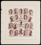 1906 Sporting Life St. Louis Cardinals Composite Postcard W601