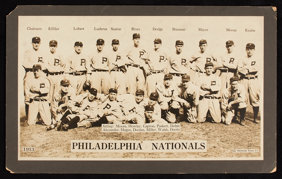 1913 T200 Fatima Philadelphia Nationals Premium