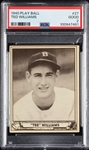 1940 Play Ball Ted Williams No. 27 PSA 2