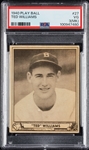 1940 Play Ball Ted Williams No. 27 PSA 3 (MK)