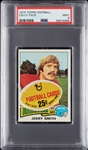 1975 Topps Football Cello Pack - Bobby Bell Back (Graded PSA 9)