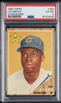 1962 Topps Lou Brock RC No. 387 PSA 6