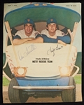 Danny Frisella & Tug McGraw Signed The Sporting News Cover (1972) (PSA/DNA)