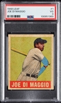 1948 Leaf Joe DiMaggio No. 1 PSA 3