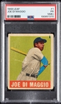 1948 Leaf Joe DiMaggio No. 1 PSA 1 (MK)