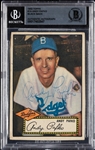 Andy Pafko Signed 1952 Topps No. 1 (BAS)