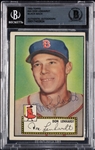 Don Lenhardt Signed 1952 Topps No. 4 (BAS)