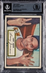 Larry Jansen Signed 1952 Topps No. 5 (BAS)