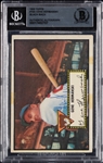 Gene Hermanski Signed 1952 Topps No. 16 (BAS)