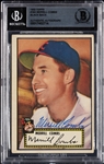 Merrill Combs Signed 1952 Topps No. 18 (BAS)