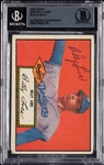 Billy Loes Signed 1952 Topps RC No. 20 (BAS)