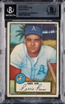 Ferris Fain Signed 1952 Topps No. 21 (BAS)