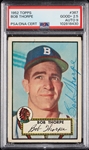 Bob Thorpe Signed 1952 Topps No. 367 PSA 2.5 (AUTO 9) (POP 2)