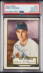 Bob Hofman Signed 1952 Topps No. 371 PSA 3 (MC) (AUTO 10)