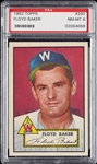 1952 Topps Floyd Baker No. 292 PSA 8