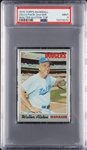 1970 Topps Baseball 2nd Series Cello Pack - Walter Alston Top; Phil Niekro Back (Graded PSA 9)