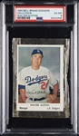 1960 Bell Brand Dodgers Cello Pack - Walter Alston (Graded PSA 6)