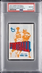 1972 Topps Football 2nd Series Wax Pack - Roger Staubach RC Back (Graded PSA 8)