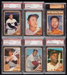 1962 Topps Baseball Super High-Grade Set, 235 PSA 8 Slabs (598)