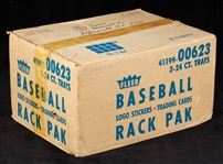 1987 Fleer Baseball Rack Pack Case (3/24)