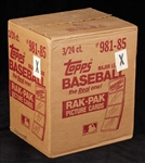 1985 Topps Baseball Rack Pack Case (3/24)