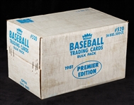 1981 Fleer Baseball Vending Case (24/500)