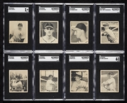 1948 Bowman Baseball Complete Set, Nine Slabs (48)