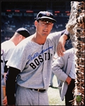 Ted Williams Signed 16x20 Photo (Green Diamond COA) (PSA/DNA)