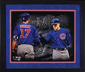 Kris Bryant & Anthony Rizzo Signed 16x20 Framed Photo (MLB) (Fanatics)