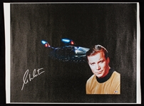 William Shatner Signed 24x30 Canvas Print (BAS)