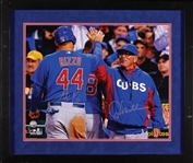 Anthony Rizzo & Joe Maddon Signed 16x20 Photo (MLB) (Fanatics)