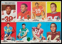 Signed 1954-1970 Football Card Group with HOFers (103)