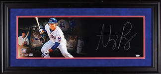 Anthony Rizzo Signed Panoramic Framed Photo (MLB) (Fanatics)