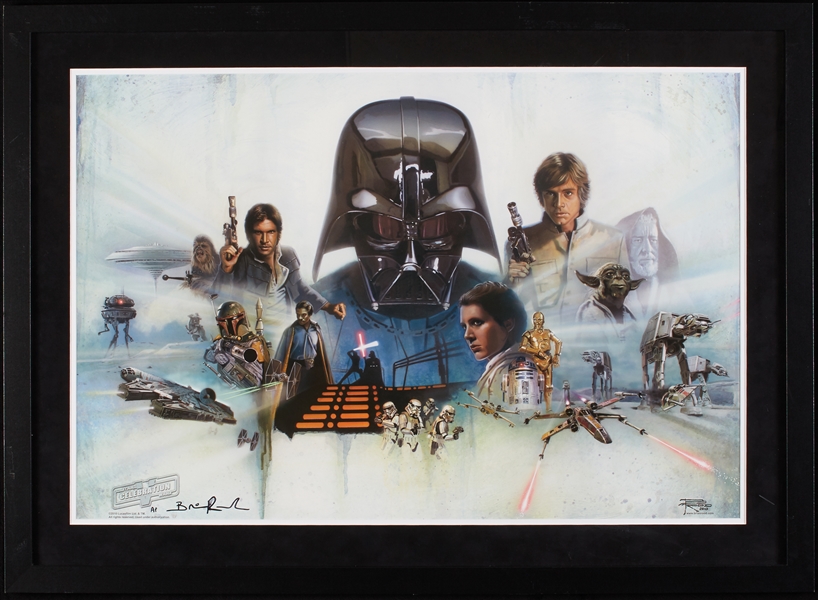 Star Wars Celebration Print Signed by Brian Rood (2010 Lucasfilm) (Artist's Proof)