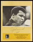 Muhammad Ali & Jimmy Ellis Signed Benefit Program (1977) (BAS)