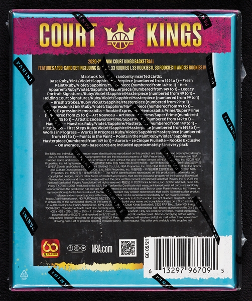 2020-21 Panini Court Kings Basketball Box