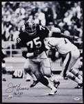 Mean Joe Greene Signed 16x20 Photo (Fanatics) (PSA/DNA)