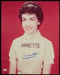 Annette Funicello Signed 16x20 Photo (PSA/DNA)