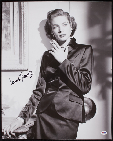 Lauren Bacall Signed 16x20 Photo (PSA/DNA)