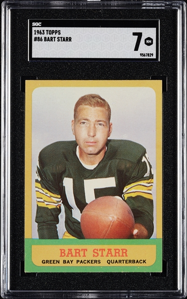 1963 Topps Football Super High-Grade Complete Set, 54 Slabs (170)