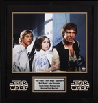 Harrison Ford, Carrie Fisher & Mark Hamill Signed 16x20 "Star Wars" Photo (PSA/DNA)