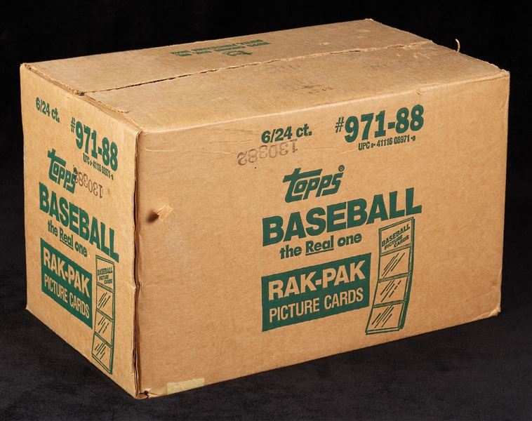 1988 Topps Baseball Rack Pack Sealed Case (6/24)