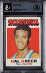 Hal Greer Signed 1971 Topps No. 60 (BAS)