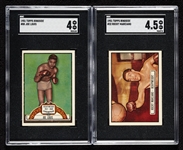 1951 Topps Ringside Boxing Near Set With Extras, Plus Five Meccas (130)